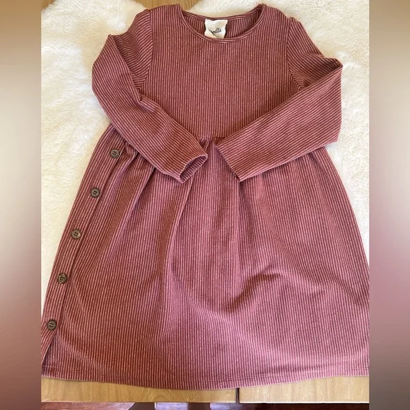 Vignette Madigan Dress. Burgundy. size 6y. Gently used. - Picture 3 of 3